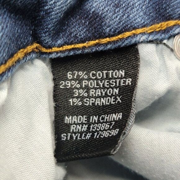 Alloy Apparel Women's Slim Bootcut Jeans Size 12 Medium Wash Blue Denim 29x36 - Picture 6 of 10